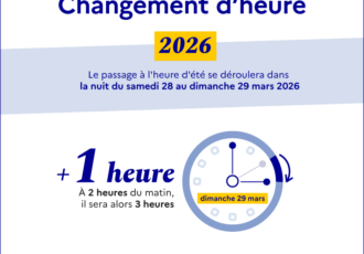 CHANGEMENT D&rsquo;HEURE
