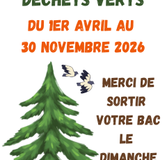 REPRISE COLLECTE DÉCHETS VERTS