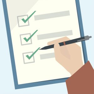 Illustration of a checklist clipboard