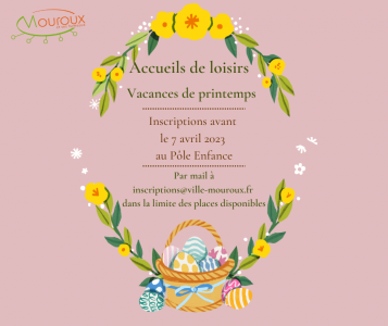 ACCUEILS DE LOISIRS Vacances