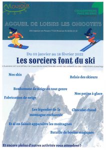 Activités du 3 janvier au 18 février