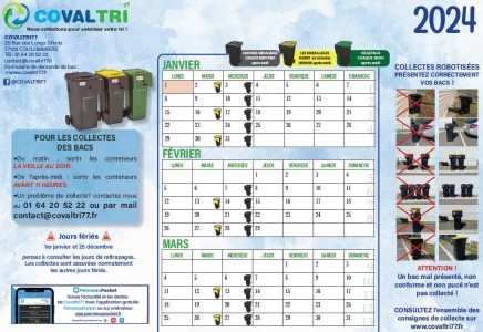 Calendrier covaltri 2024