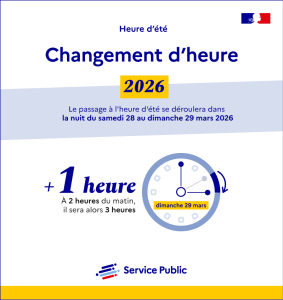 Changement heure été