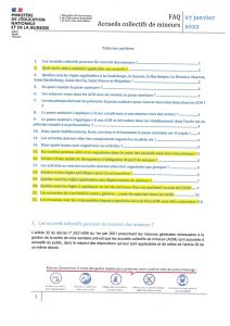 FAQ janvier