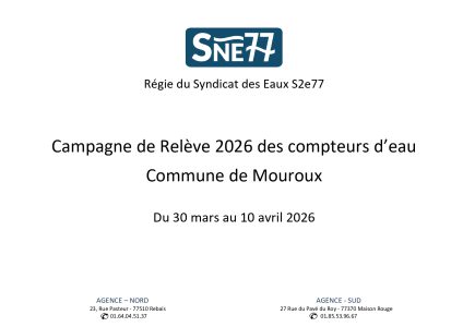 SNE77 relève compteur